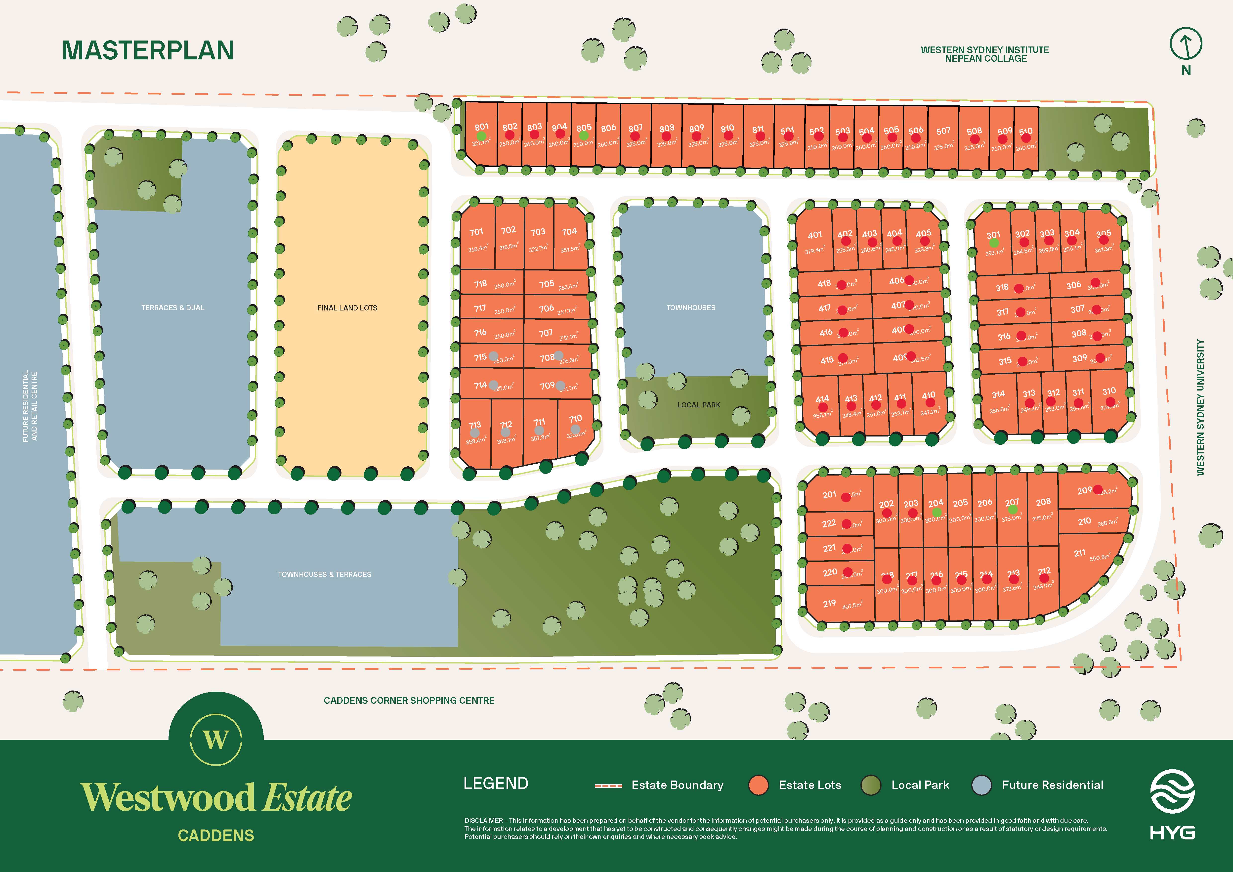 [Land for Sale] Westwood Estate, Caddens OpenLot